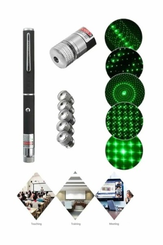 Green Lazer Işıklı Kutulu 5 Başlıklı YF-J02