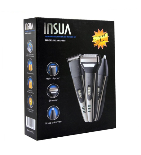 Insua 3 Başlıklı Traş Makinası Hk-450