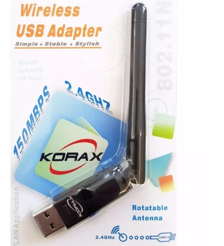 Korax Wireless Adaptör KRX-WF01