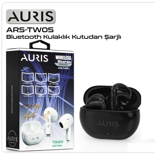 Kulaklık Bluetooth Auris ARS-TW05 Beyaz