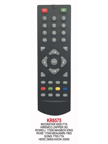 MOONSTAR 6500 FTA-HIREMCO ZAPPER SD-ROWELL 17000-MAGBOX KİNG-ROSE 17000-BENJAMİN 7800-SONIX 7700 FTA-HERZ 29000-KAON 33000 KUMANDA