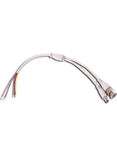 OEM 10 Adet Hazır Kablolu Bnc Konnektör Dc Power Jak Cctv Y Kablo
