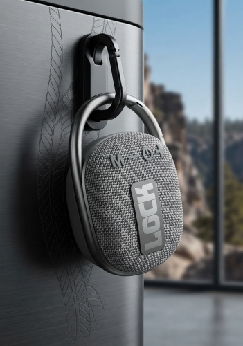 Powerway Lock Gri Taşınabilir Bluetooth Hoparlör 