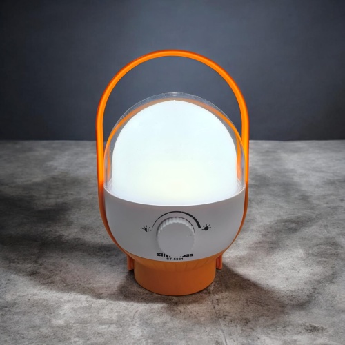 SilverToss ST-5661 Şarjlı Masa Lambası, Işıldak, Kamp Feneri Dekoratif Lamba 34 Led