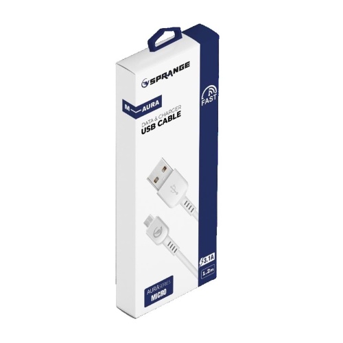 Sprange Aura 3.1A Micro  Kablo Data Ve Şarj Kablosu 1.2m