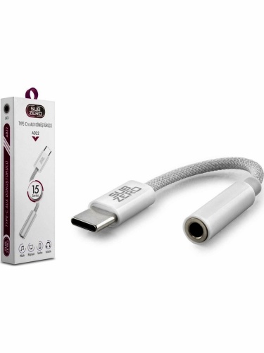 Subzero AD22 Type-C To Aux Hasır Kulaklık Dönüştürücü Tak Çalıştır