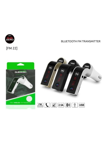 Subzero FM22 2.5 A Bluetooth FM Transmitter