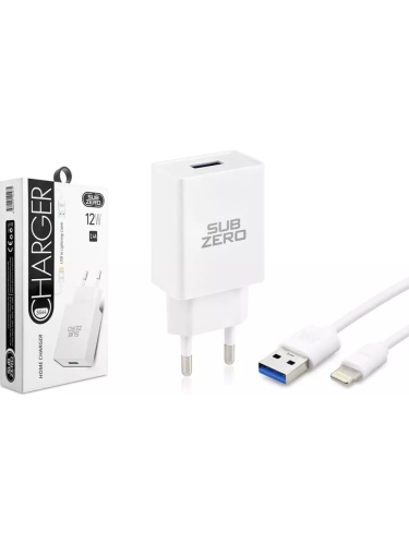 Subzero SG64 12W 2.4A Ligtning Ev Şarj Aleti