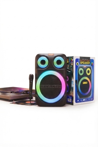 Subzero WR152 Kablosuz Mikrofonlu RGB LED Işıklı Taşınabilir Speaker