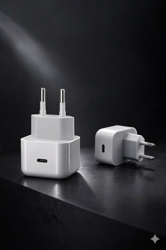 Tosstech 40W (60W Max) GAN5 Teknoloji Hızlı Şarj USB-C PD3.2 Dynamic Power Adaptör Beyaz