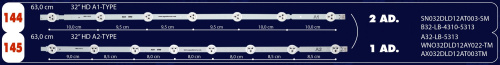 Vestel Arçelik Sunny 60-69 Cm 32 inc Lcd 144A1 Led Televizyon Bar Led