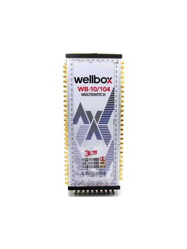 Wellbox 10104 10/104 Multiswitch Sonlu - Kaskatlı
